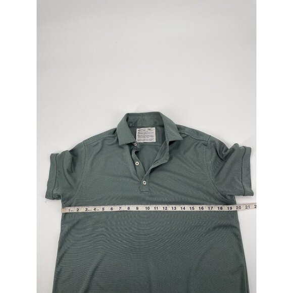 Ministry Of Supply Apollo Mens Polo Shirt Small Green Sustainable Breathable - Picture 7 of 8